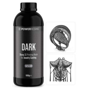 PowerCast Dark - Sharp Castable Resin for Jewelry DLP/LED